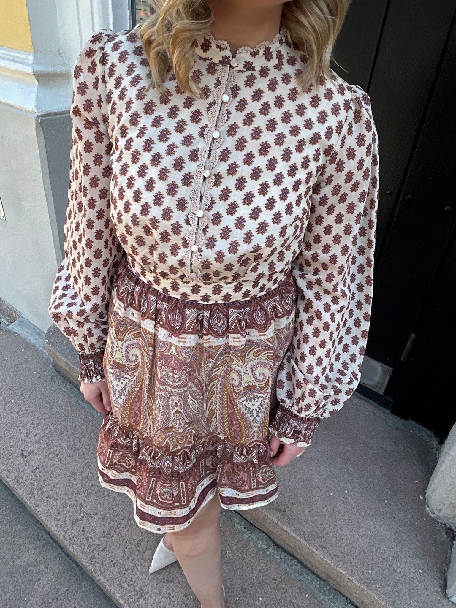 VILYRIDA Short Dress - Birch